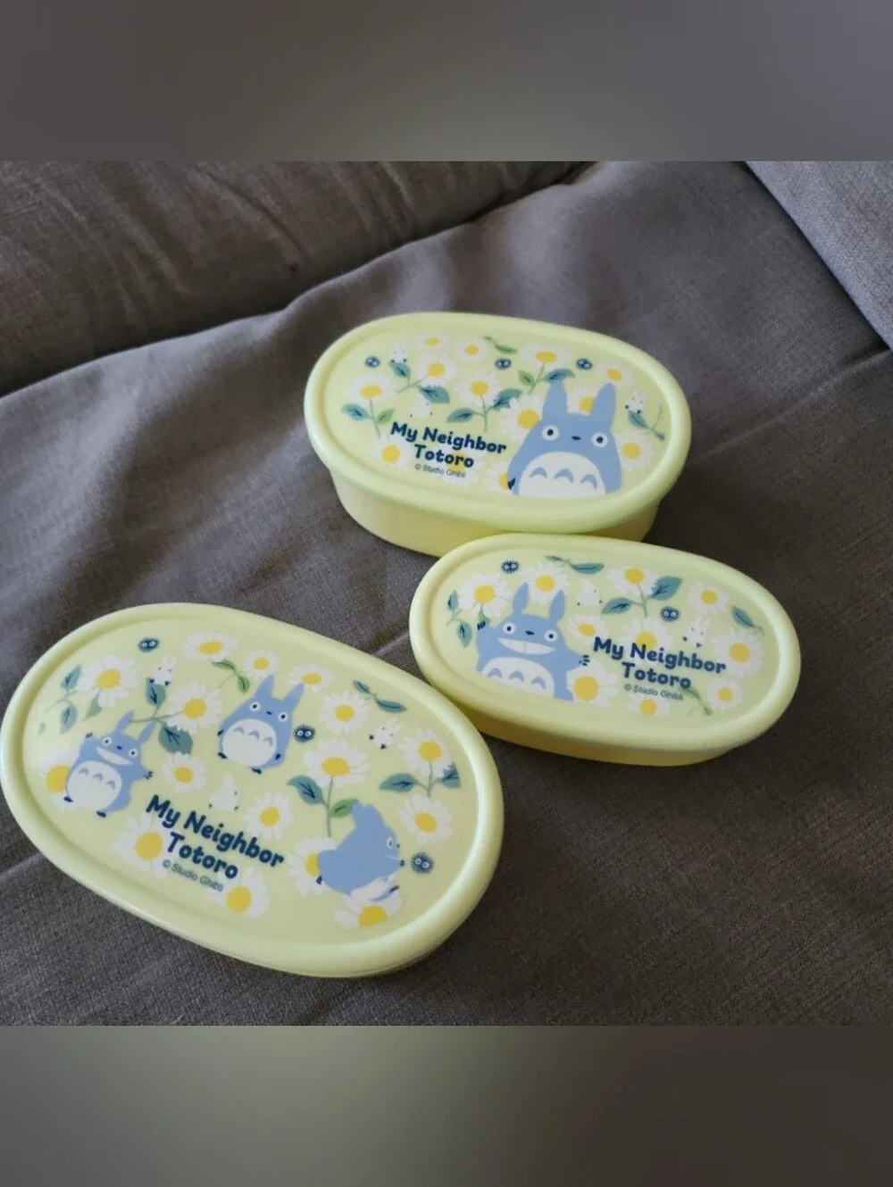 My Neighbor Totoro Yellow Floral Bento Boxes